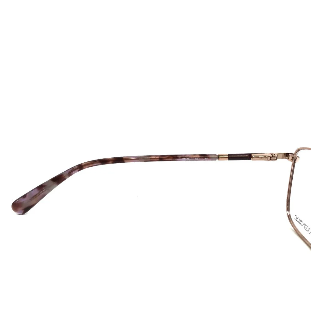 Banana Republic Eyeglasses Frame BR224 SK4 Brown Pink Cat Eye Wire Rim 52-16-140